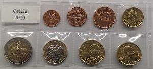 GREECE 2010 - EURO COIN SET